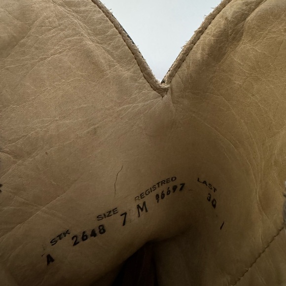 Rare Corral Vintage Heart & Wings square toe cowgirl boot | sz 7 - Picture 6 of 12